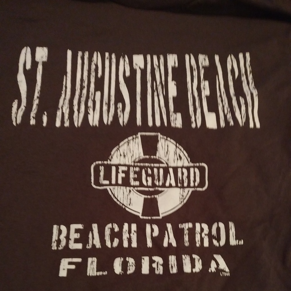 St Augustine Beach lifeguard Long-sleeved T-Shirt